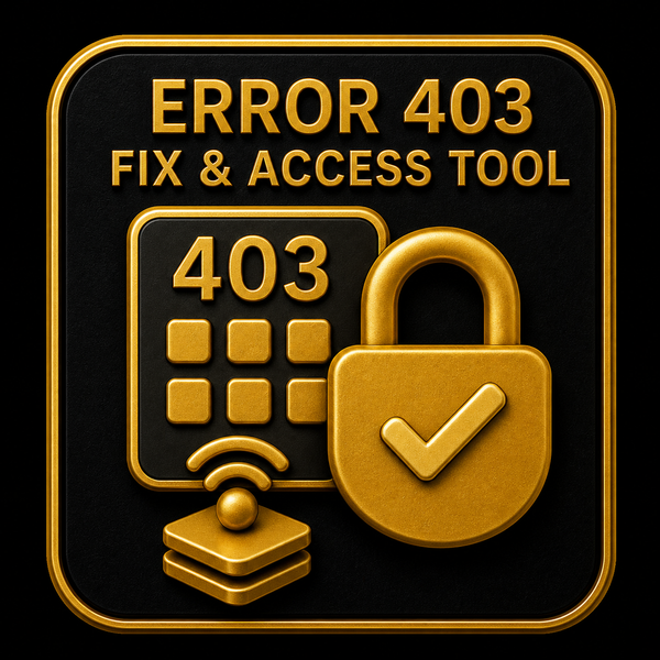 Error 403 Fix & Access Engine