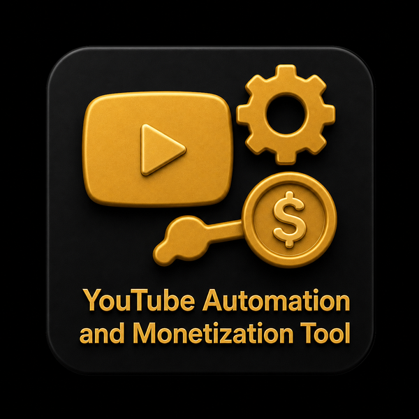 YouTube Automation and Monetization Tool