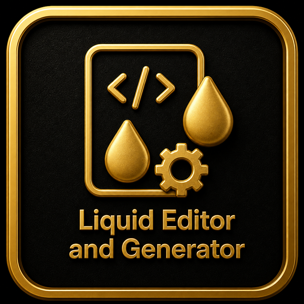 Liquid Editor and Generator